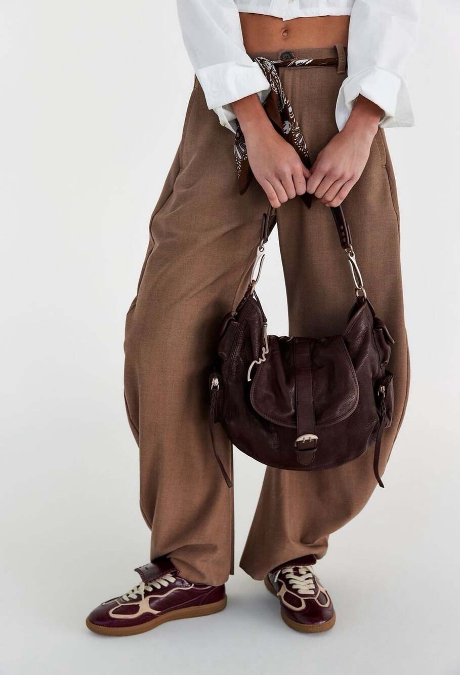 We The Free Baby Asher Tote Espresso Leather NWT - Picture 7 of 9